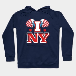 I LOVE NEW YORK - EAGLE WINGS Hoodie